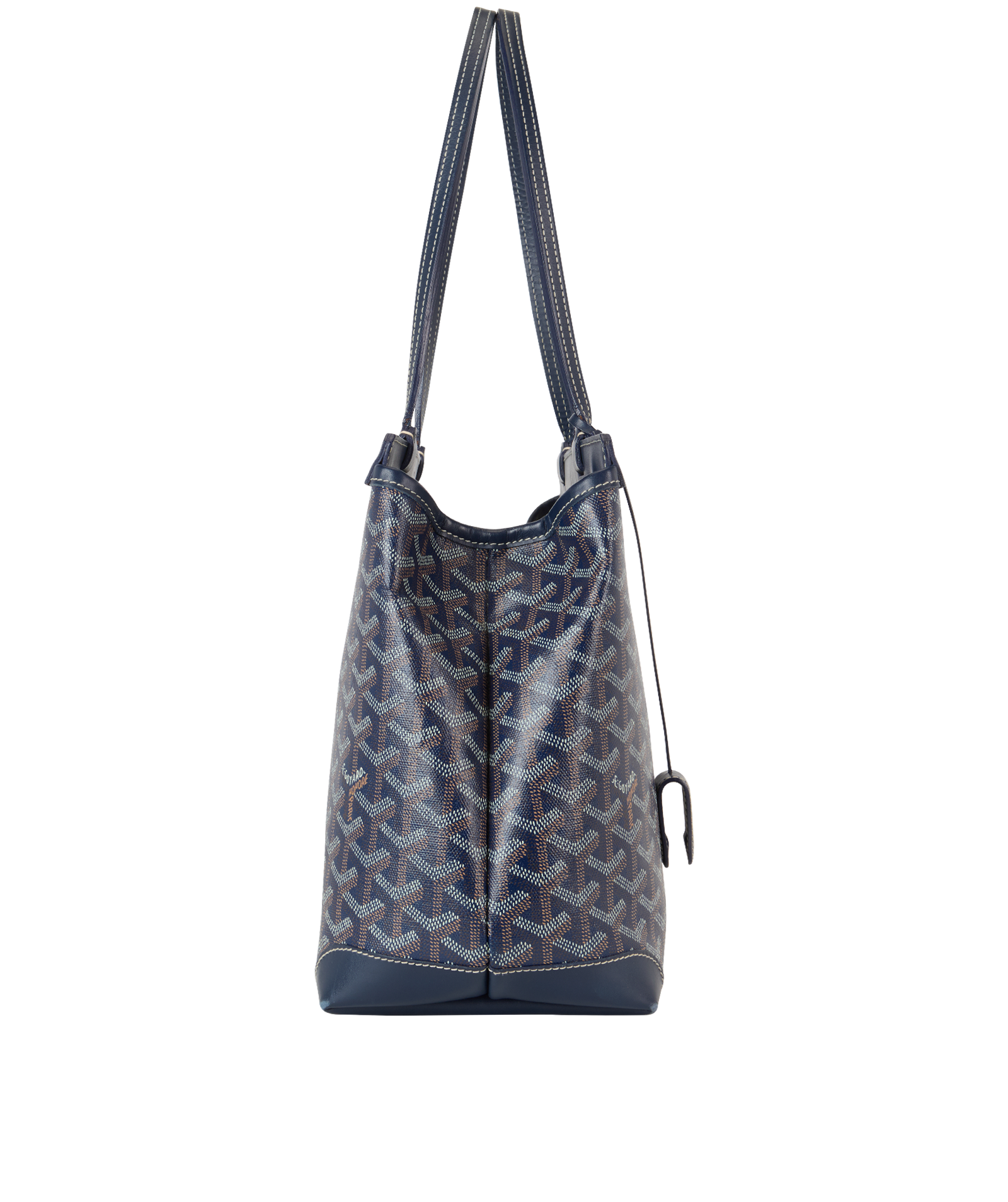 Bellechasse, &pound;1,400, Handbags, Blue, Canvas, Side view